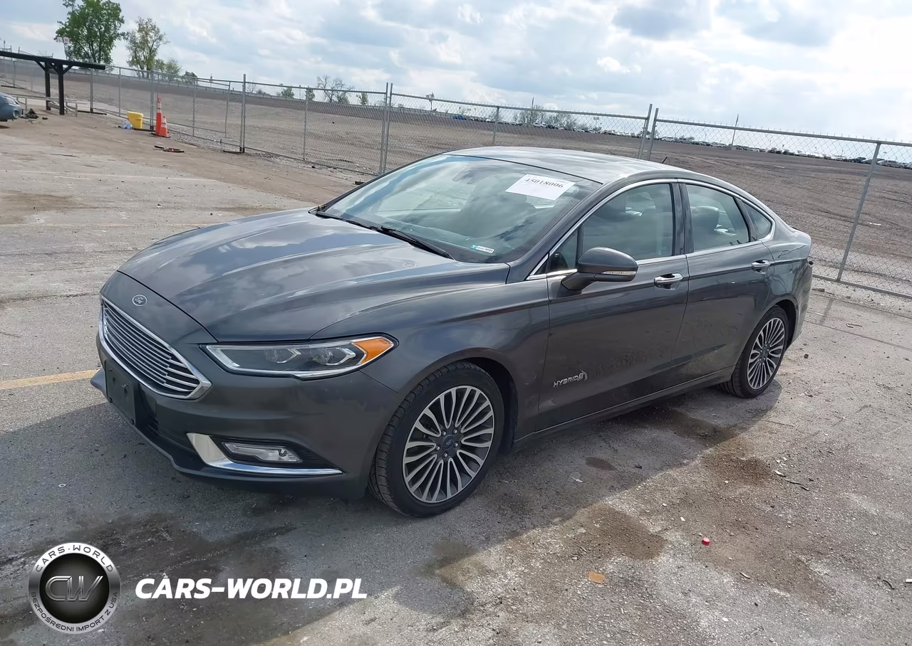 2018 Ford Fusion Hybrid Titanium VIN:3FA6P0RUXJR167033 - 2
