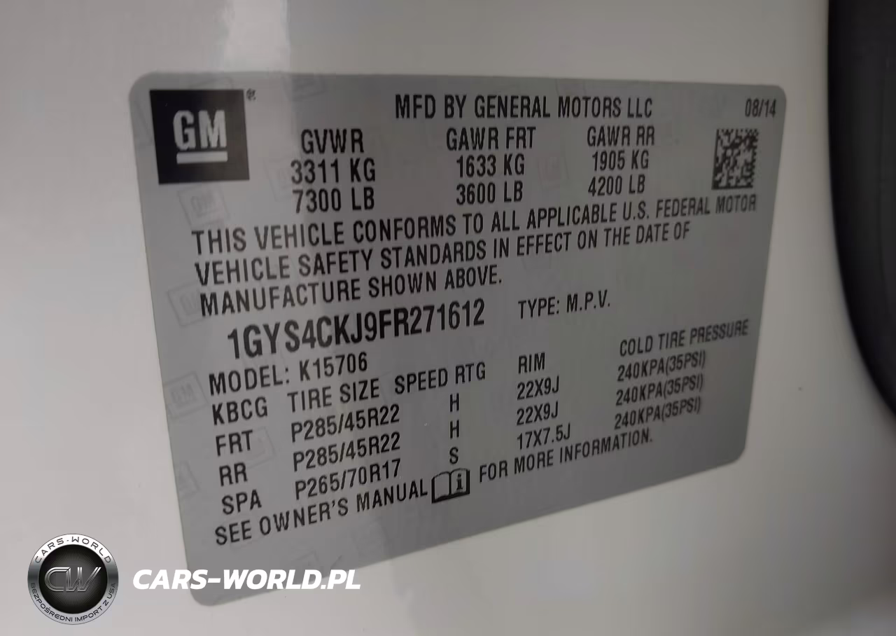 2015 Cadillac Escalade Premium VIN:1GYS4CKJ9FR271612 - 9