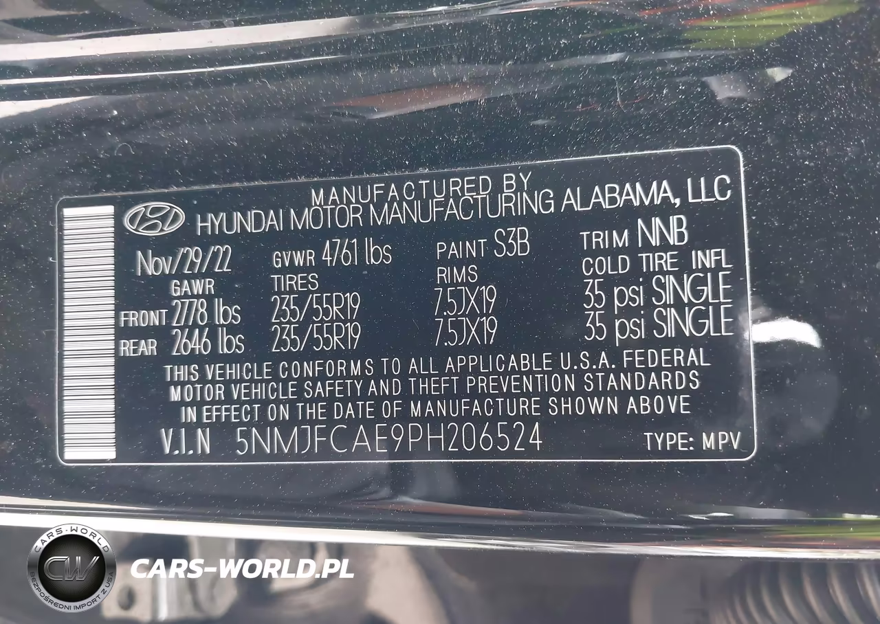 2023 Hyundai Tucson Sel VIN:5NMJFCAE9PH206524 - 9