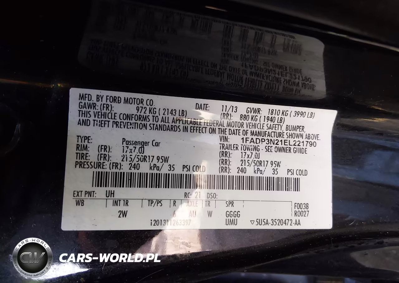 2014 Ford Focus Titanium VIN:1FADP3N21EL221790 - 9