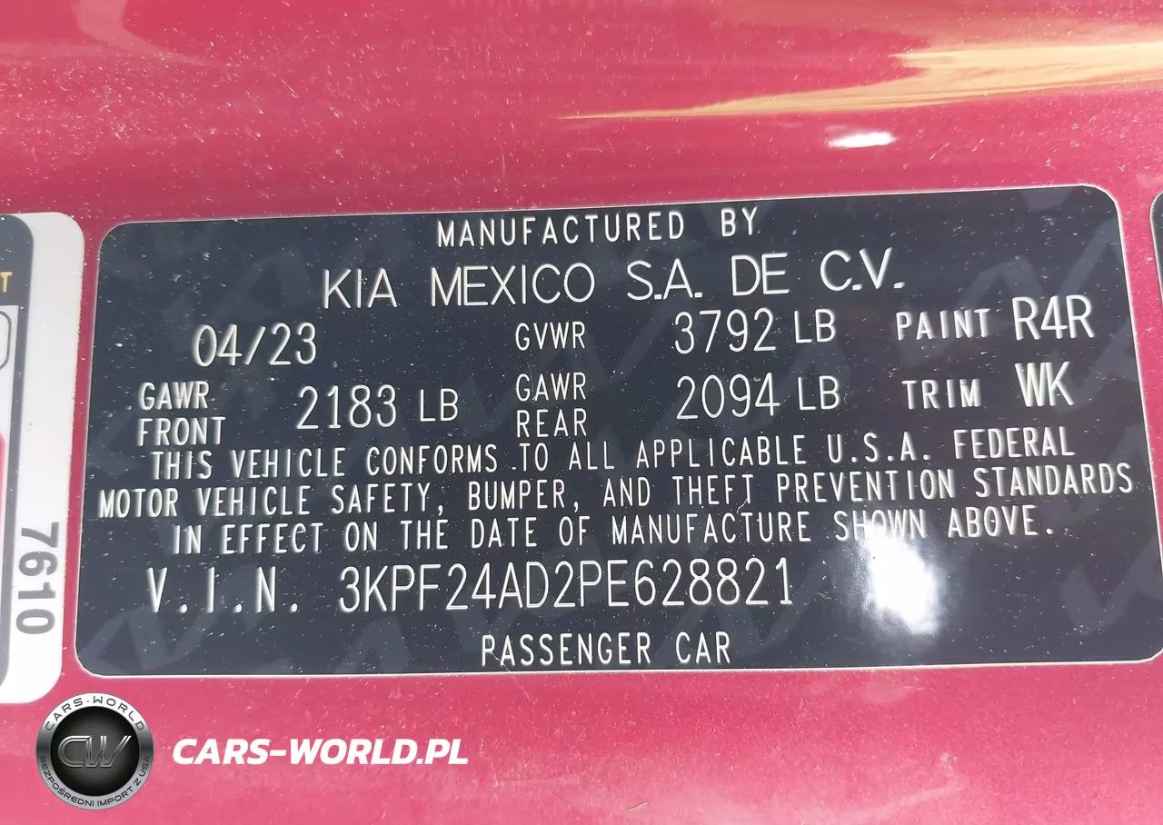 2023 Kia Forte Lxs VIN:3KPF24AD2PE628821 - 9