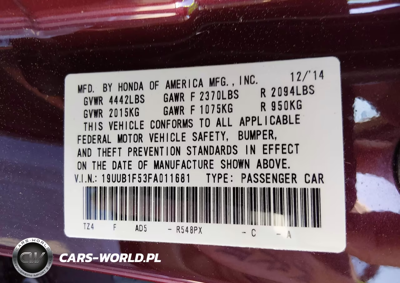 2015 Acura Tlx Tech VIN:19UUB1F53FA011681 - 9