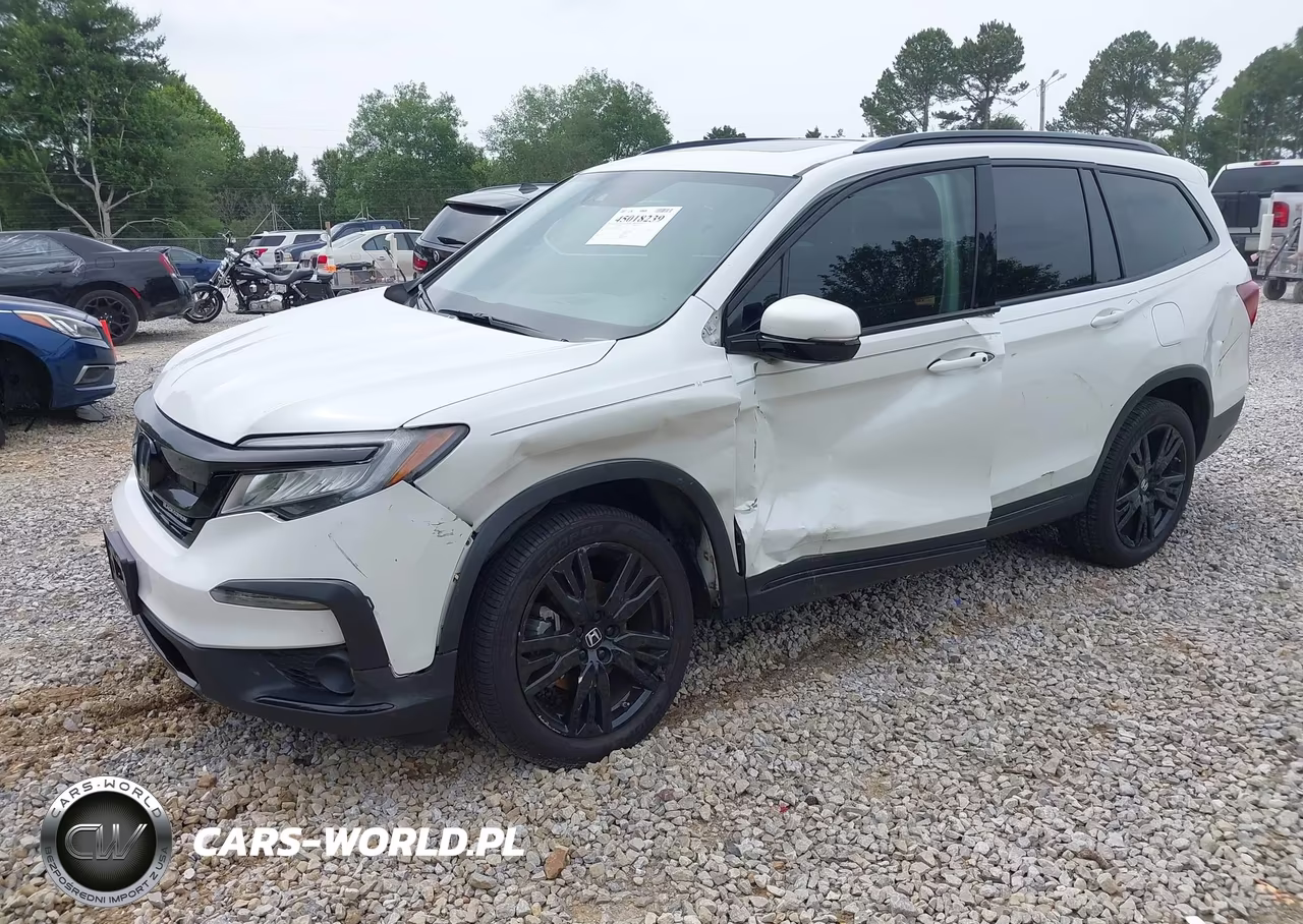 2021 Honda Pilot Awd Black Edition VIN:5FNYF6H71MB067879 - 2