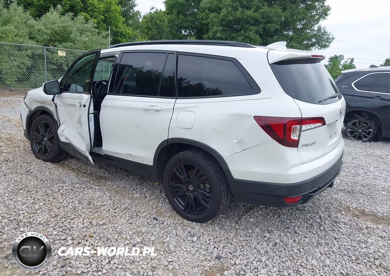 2021 Honda Pilot Awd Black Edition VIN:5FNYF6H71MB067879 - 3