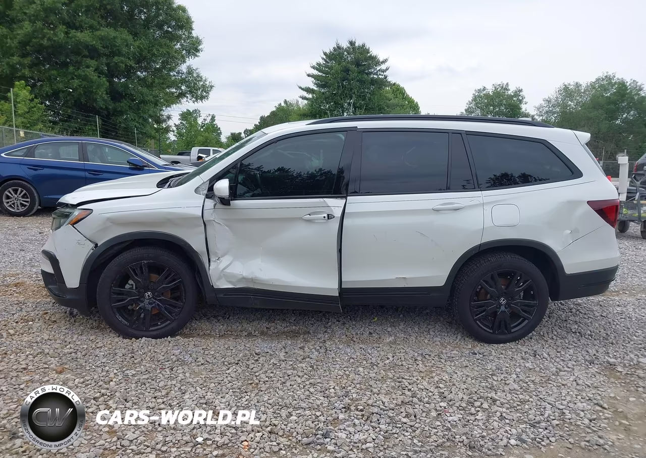 2021 Honda Pilot Awd Black Edition VIN:5FNYF6H71MB067879 - 6