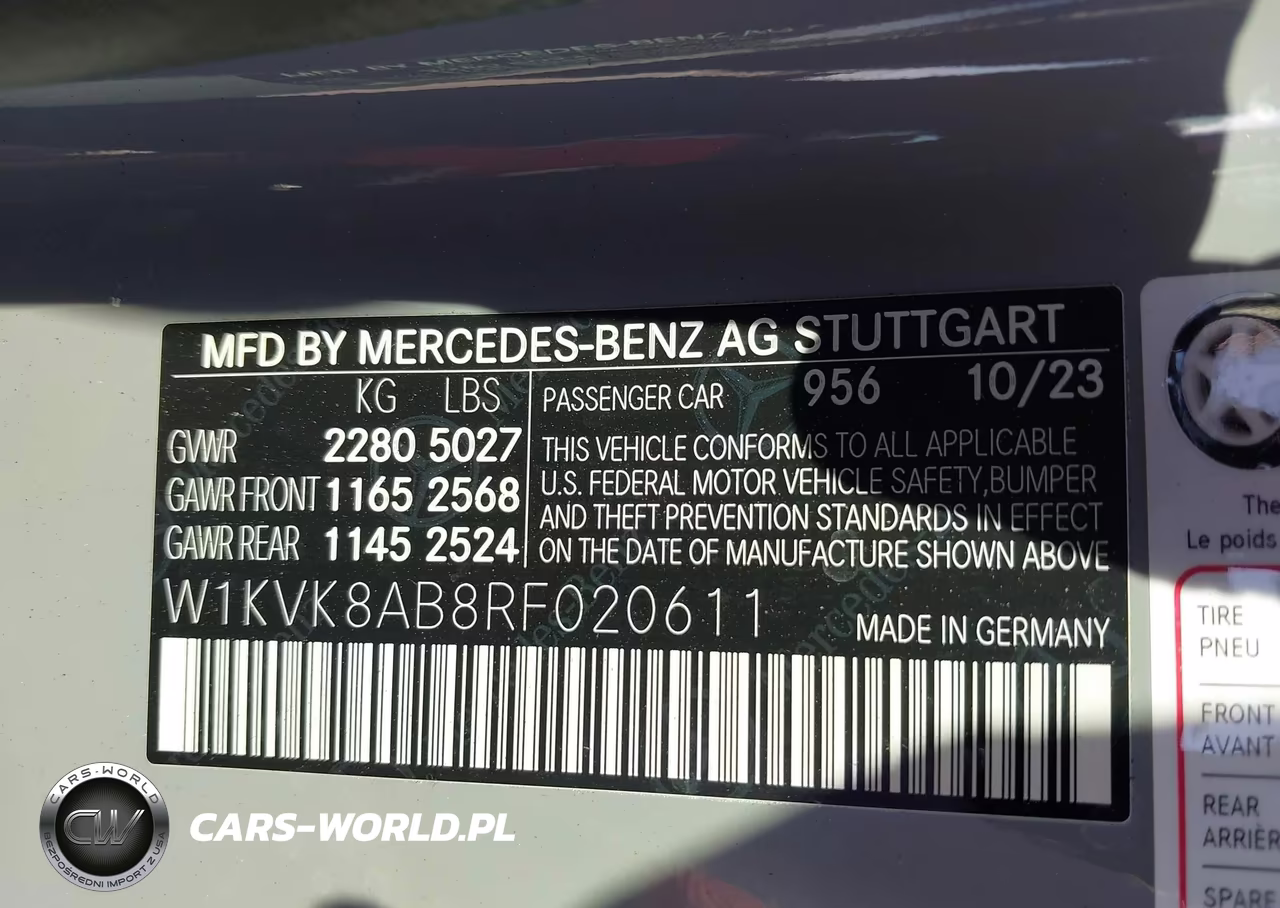 2024 Mercedes-Benz Amg Sl 55 4Matic VIN:W1KVK8AB8RF020611 - 9