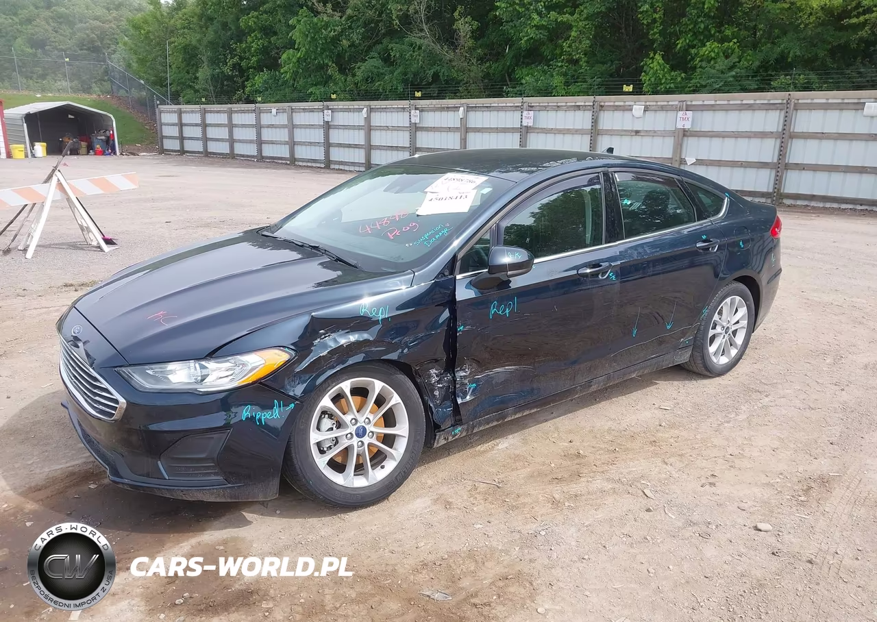 2020 Ford Fusion Se VIN:3FA6P0HDXLR160362 - 2