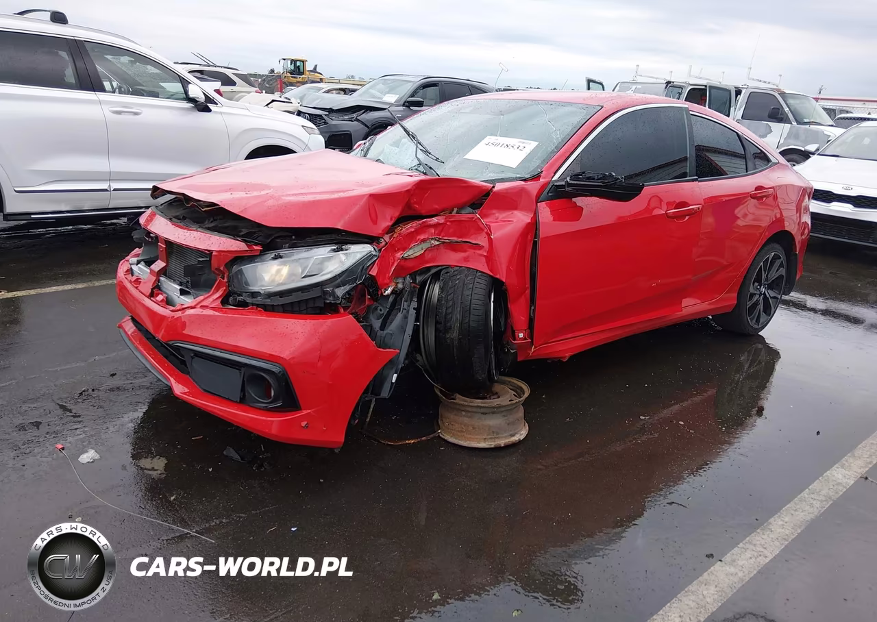 2020 Honda Civic Sport VIN:2HGFC2F82LH582758 - 2