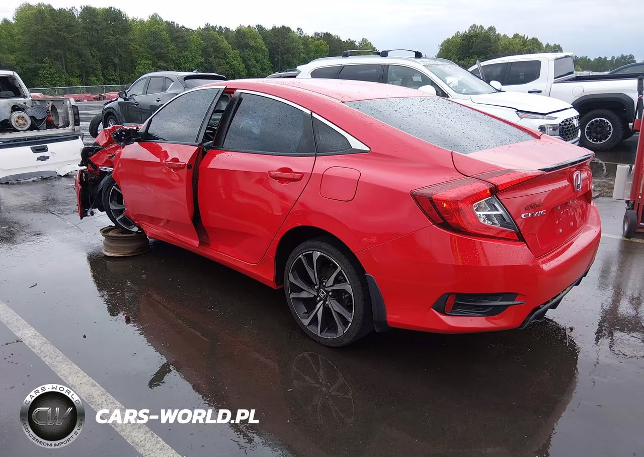 2020 Honda Civic Sport VIN:2HGFC2F82LH582758 - 3
