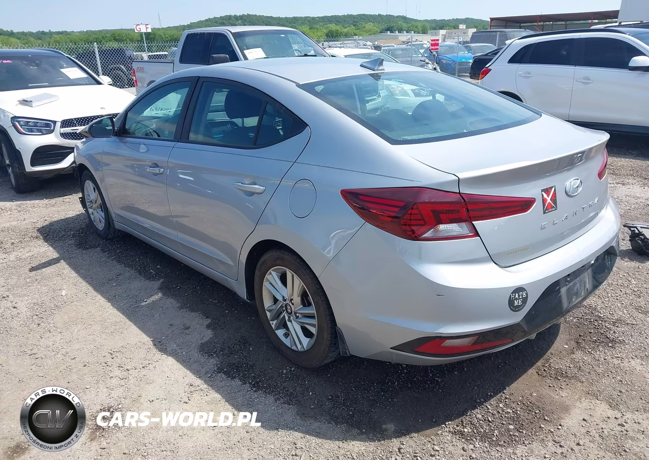 2020 Hyundai Elantra Sel VIN:KMHD84LF8LU929377 - 3