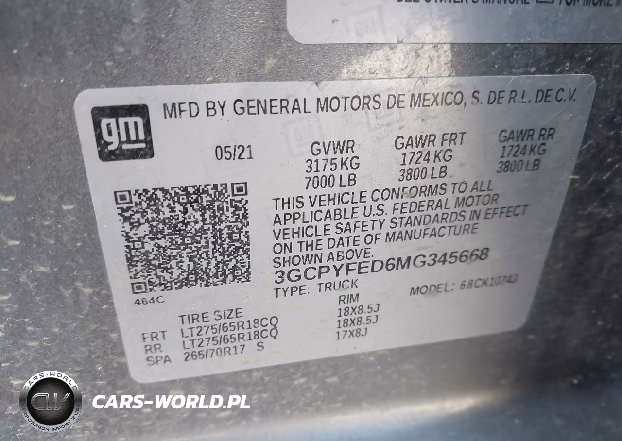 2021 Chevrolet Silverado 1500 4Wd Standard Bed Lt Trail Boss VIN:3GCPYFED6MG345668 - 9