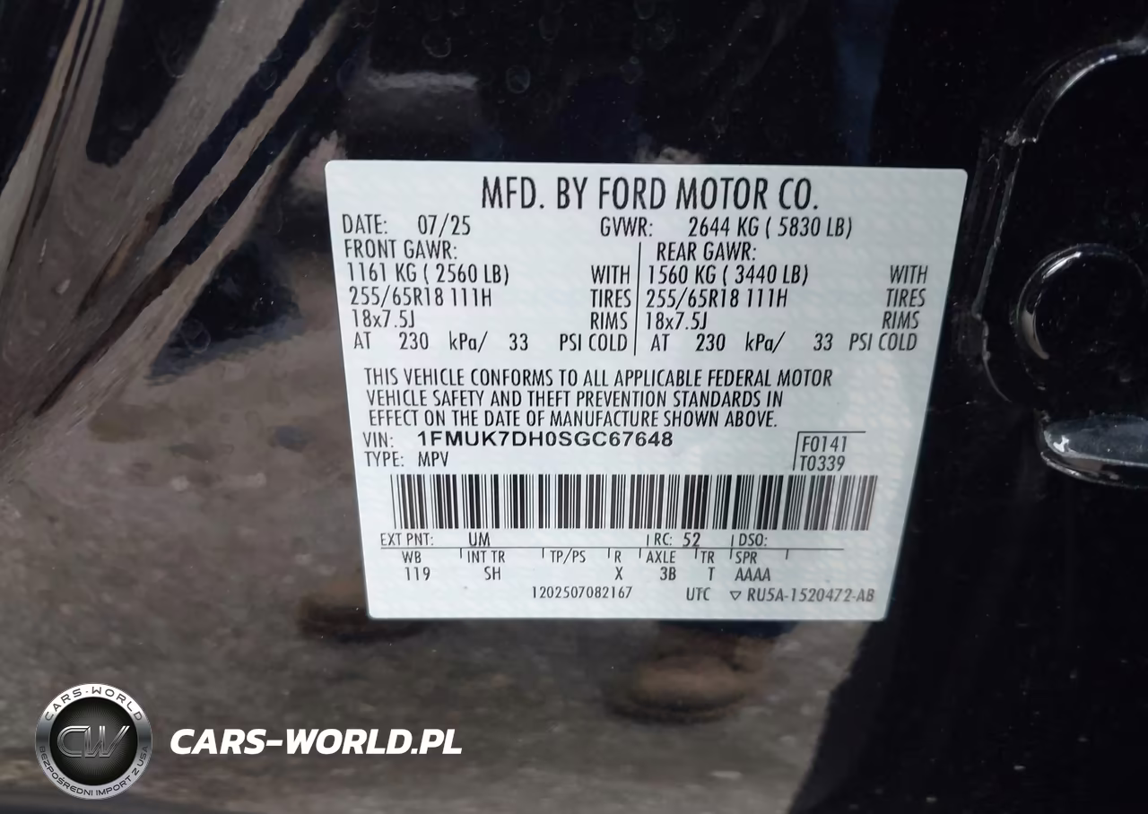 2025 Ford Explorer Active VIN:1FMUK7DH0SGC67648 - 9