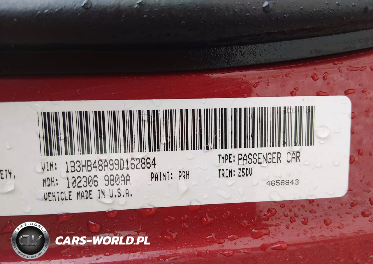2009 Dodge Caliber Sxt VIN:1B3HB48A99D162864 - 9