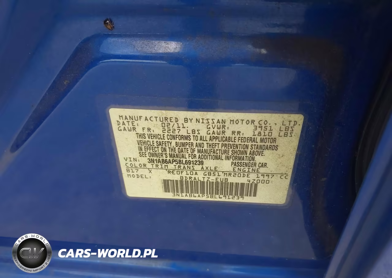 2011 Nissan Sentra 2.0Sr VIN:3N1AB6AP5BL691239 - 9