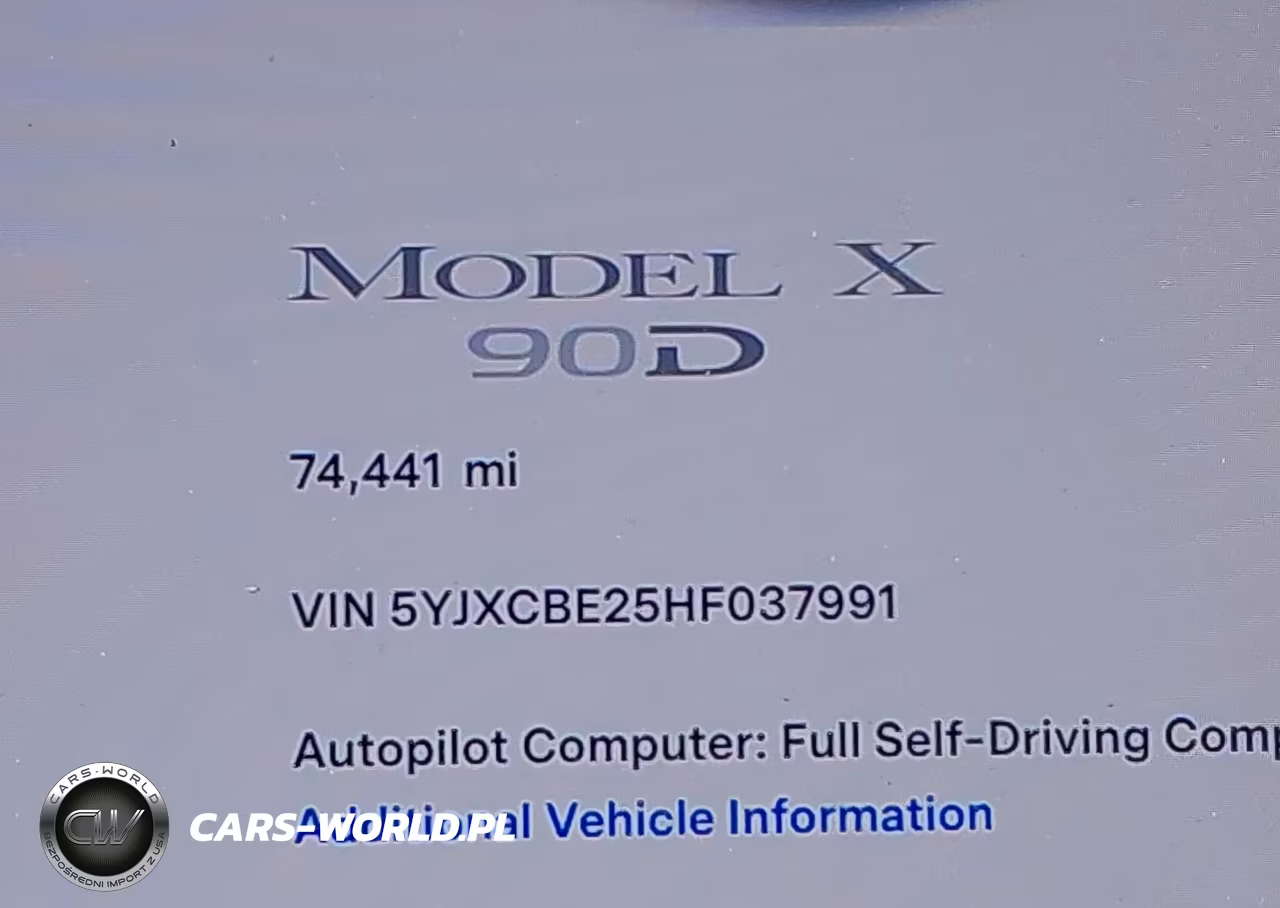 2017 Tesla Model X 100D-75D-90D VIN:5YJXCBE25HF037991 - 15