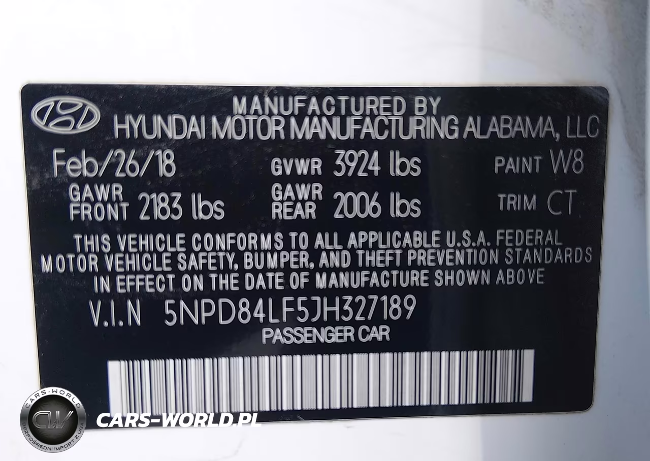 2018 Hyundai Elantra Sel VIN:5NPD84LF5JH327189 - 9