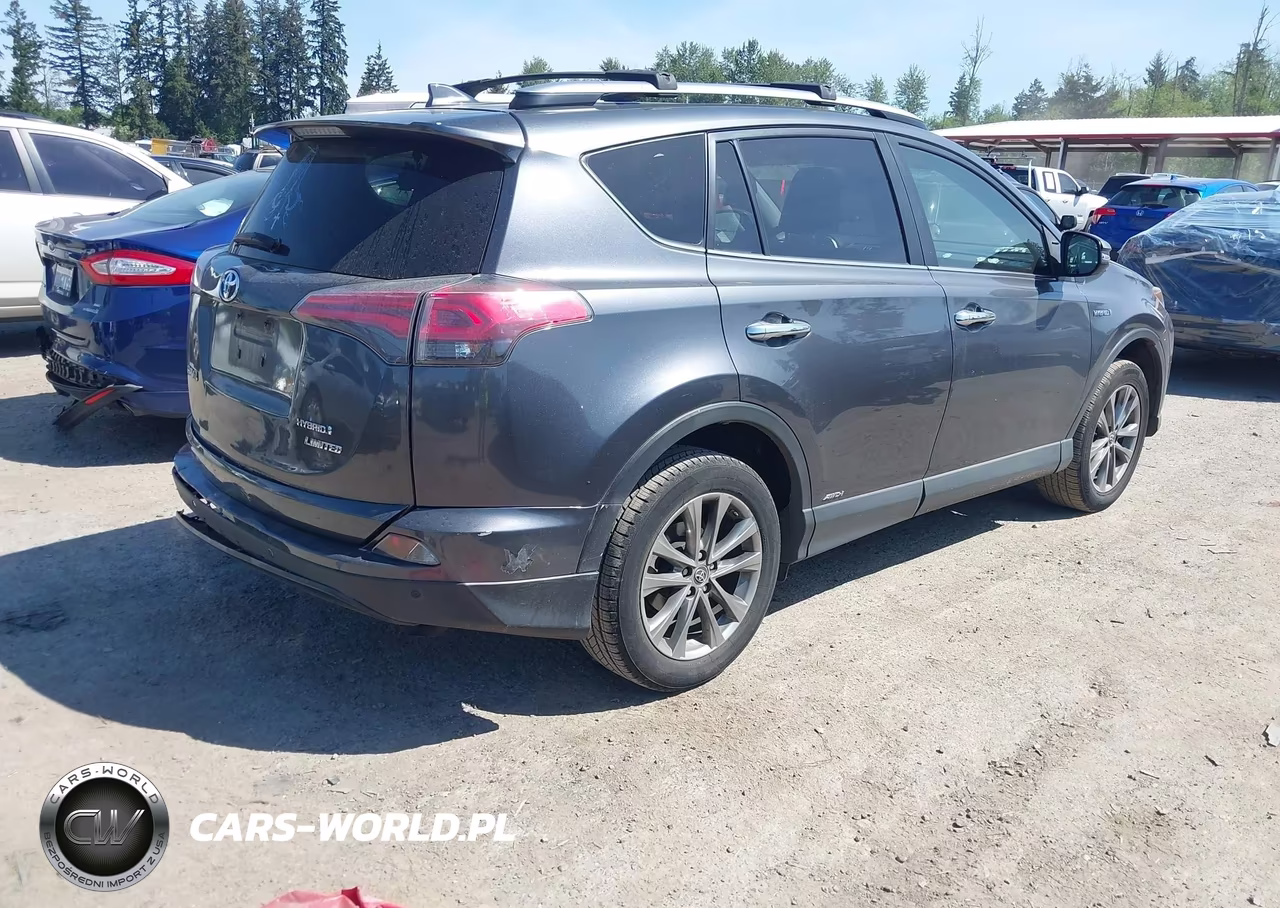 2017 Toyota Rav4 Hybrid Limited VIN:JTMDJREV6HD141103 - 4