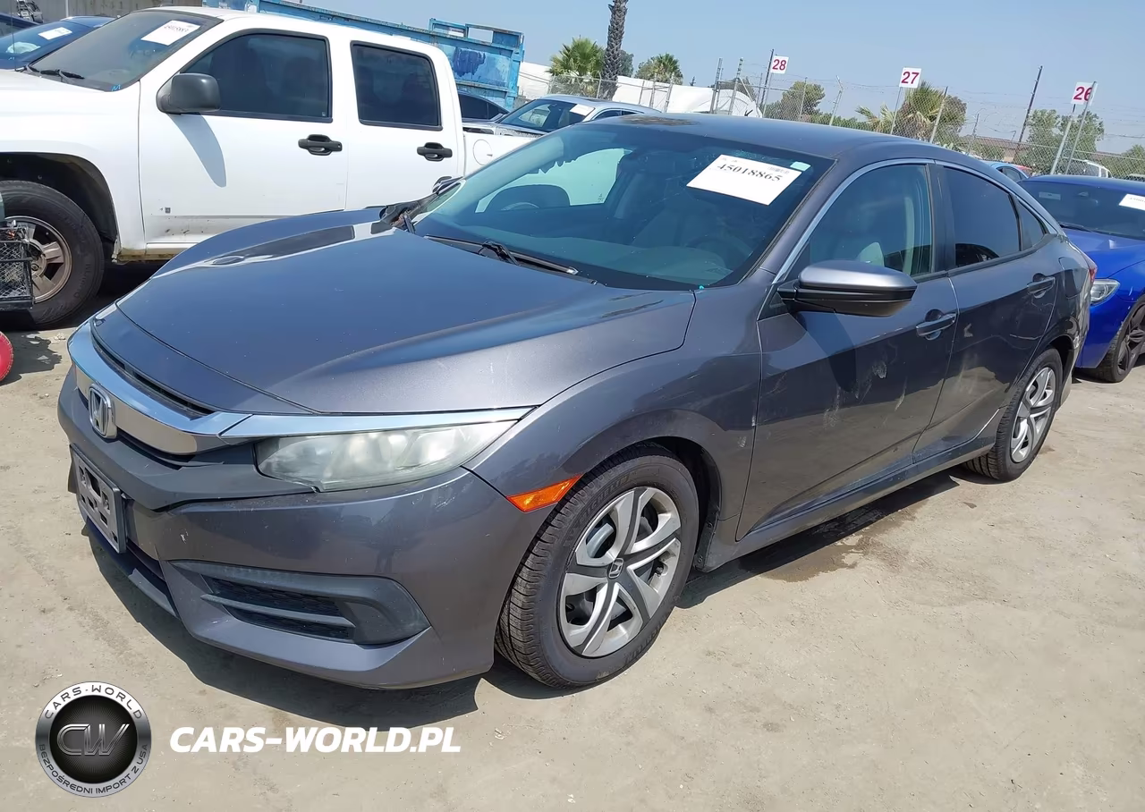 2016 Honda Civic Lx VIN:19XFC2F5XGE201454 - 2
