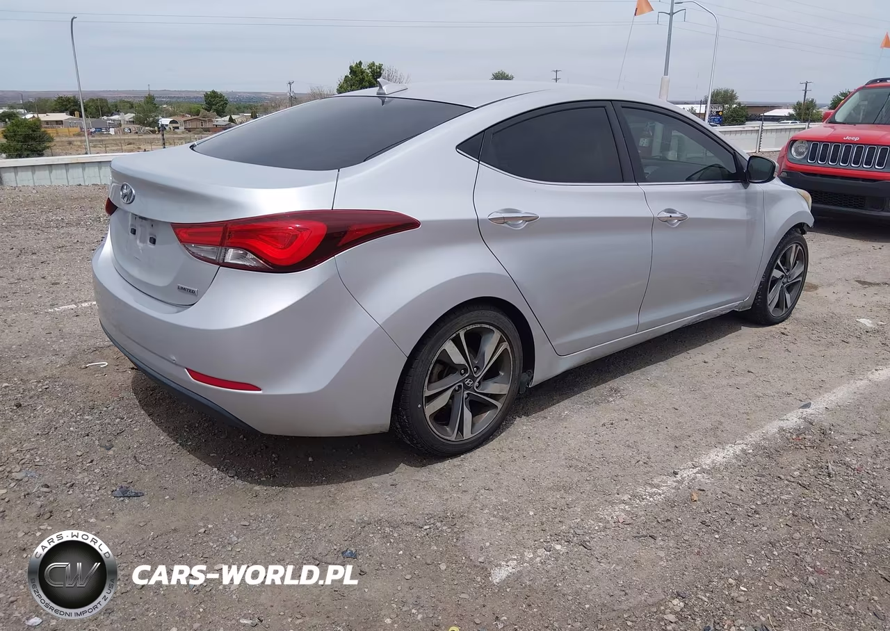 2015 Hyundai Elantra Limited VIN:KMHDH4AE2FU261834 - 4