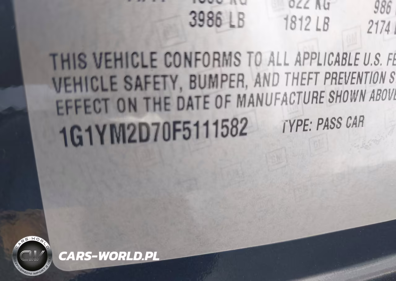 2015 Chevrolet Corvette Stingray Z51 VIN:1G1YM2D70F5111582 - 9