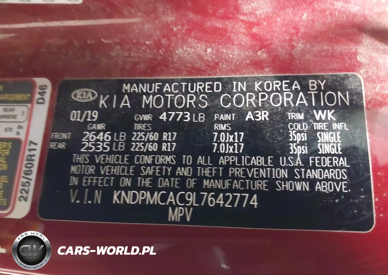 2020 Kia Sportage Lx VIN:KNDPMCAC9L7642774 - 9