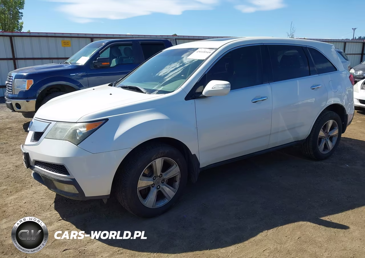 2011 Acura Mdx VIN:2HNYD2H28BH501073 - 2