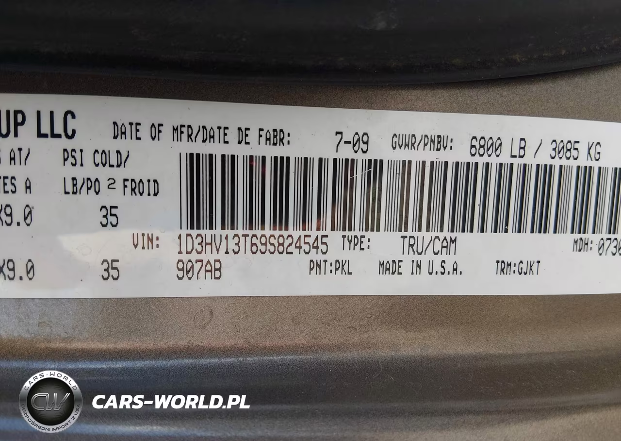 2009 Dodge Ram 1500 Laramie VIN:1D3HV13T69S824545 - 9