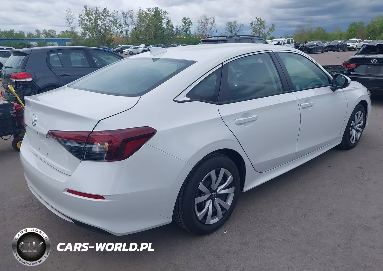 2025 Honda Civic Lx VIN:2HGFE2F20SH599854 - 4