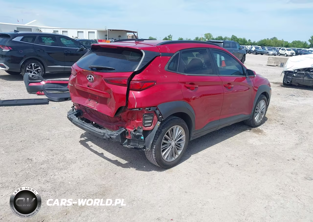 2021 Hyundai Kona Sel VIN:KM8K22AAXMU640328 - 4