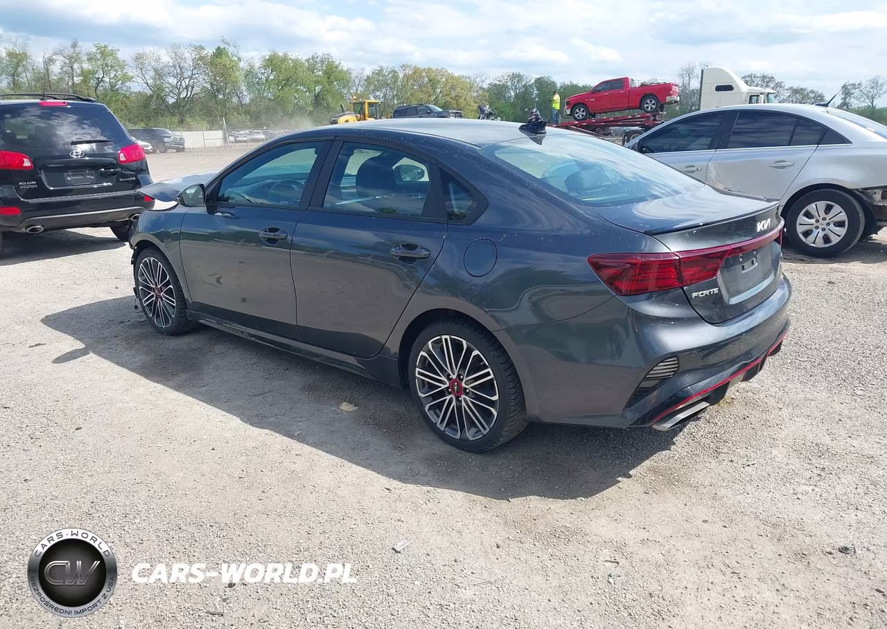 2022 Kia Forte Gt VIN:3KPF44ACXNE499449 - 3