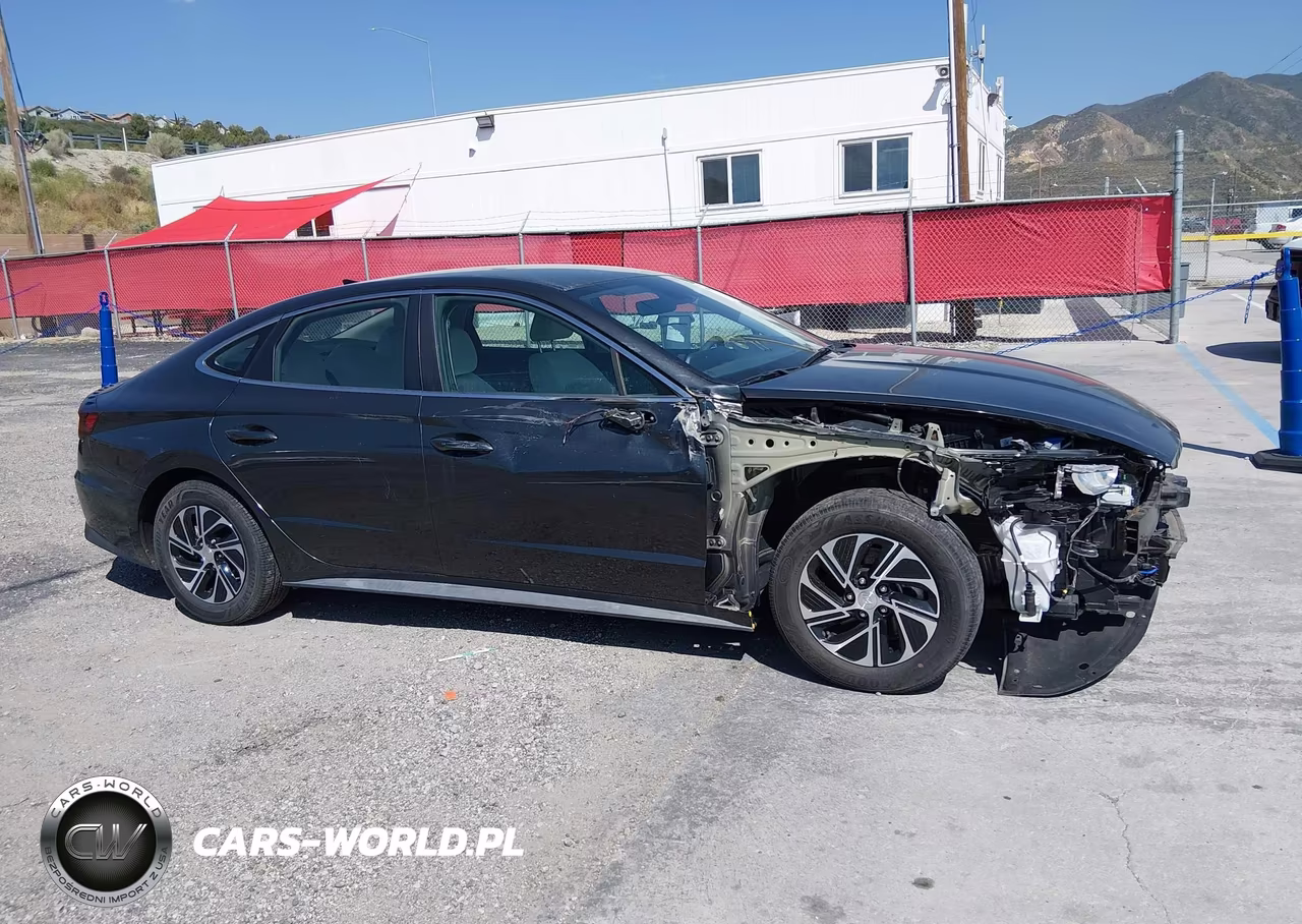 2021 Hyundai Sonata Blue VIN:KMHL24JJ2MA030666 - 15