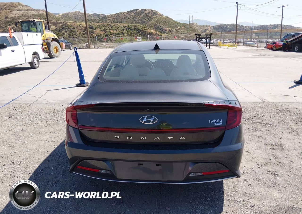 2021 Hyundai Sonata Blue VIN:KMHL24JJ2MA030666 - 18