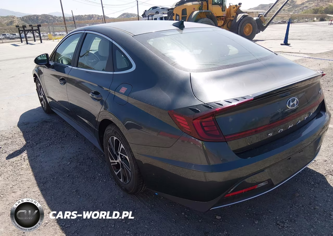 2021 Hyundai Sonata Blue VIN:KMHL24JJ2MA030666 - 3