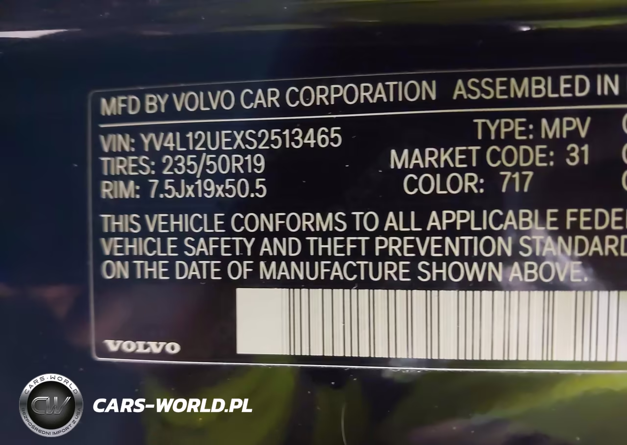 2025 Volvo Xc40 B5 Plus Bright Theme VIN:YV4L12UEXS2513465 - 9