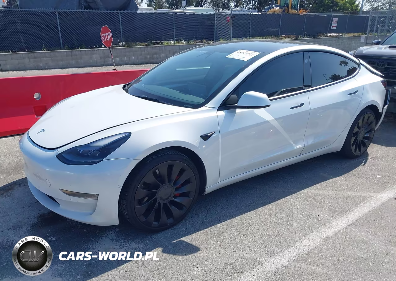 2022 Tesla Model 3 Performance Dual Motor All-Wheel Drive VIN:5YJ3E1EC9NF295289 - 2