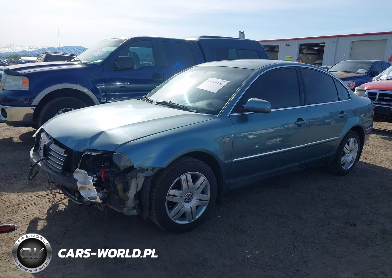 2002 Volkswagen Passat W8 VIN:WVWUK63BX2P345588 - 2