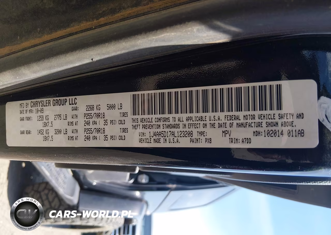 2010 Jeep Wrangler Sahara VIN:1J4AA5D17AL123208 - 9