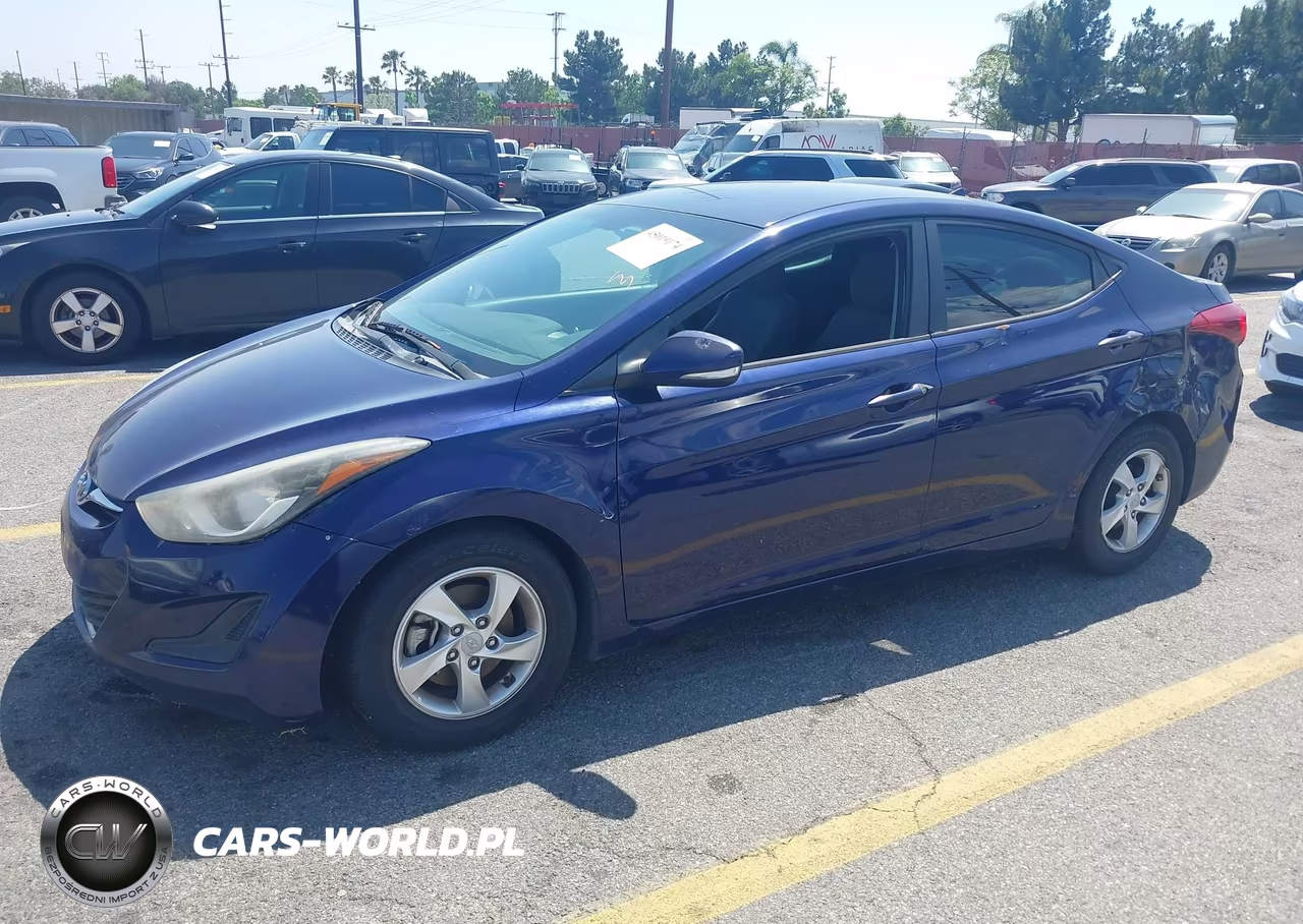 2014 Hyundai Elantra Se VIN:5NPDH4AE0EH533231 - 2