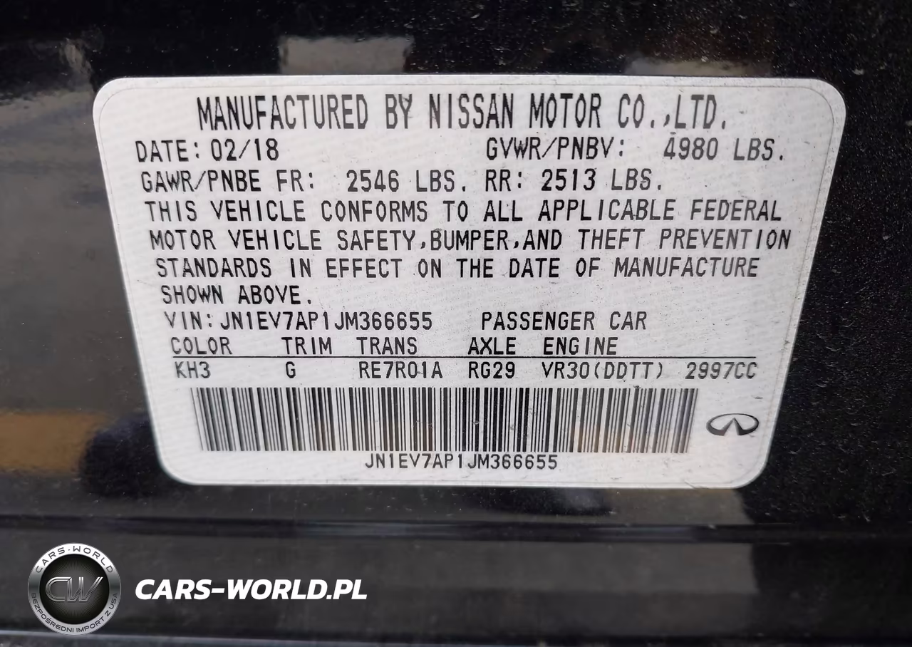 2018 Infiniti Q50 3.0T Luxe VIN:JN1EV7AP1JM366655 - 9