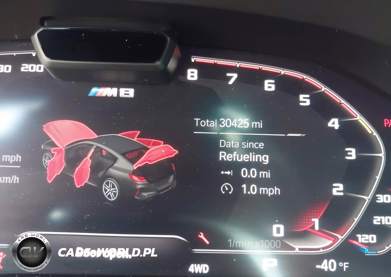 2023 BMW M8 Coupe VIN:WBSGV0C00PCL61824 - 16