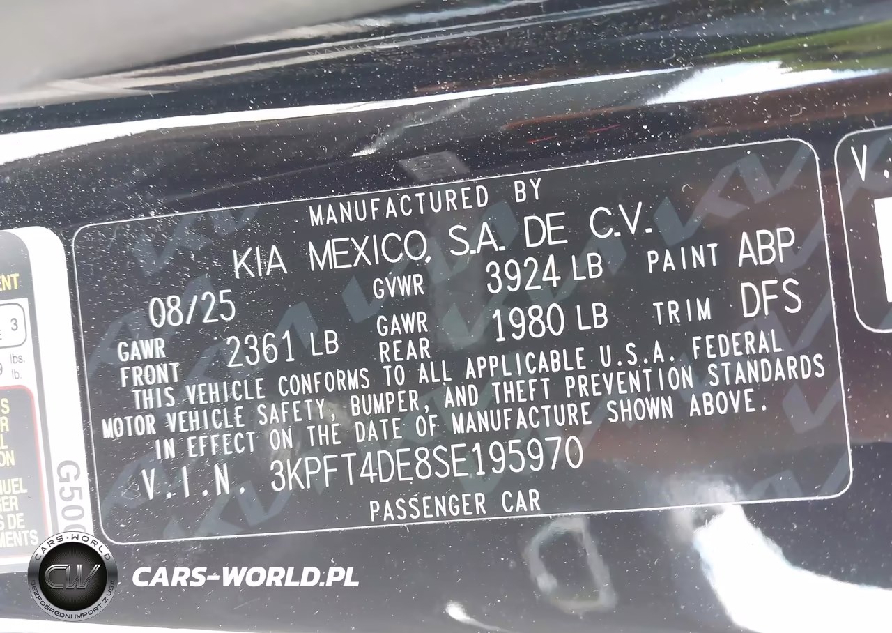 2025 Kia K4 Lxs VIN:3KPFT4DE8SE195970 - 9