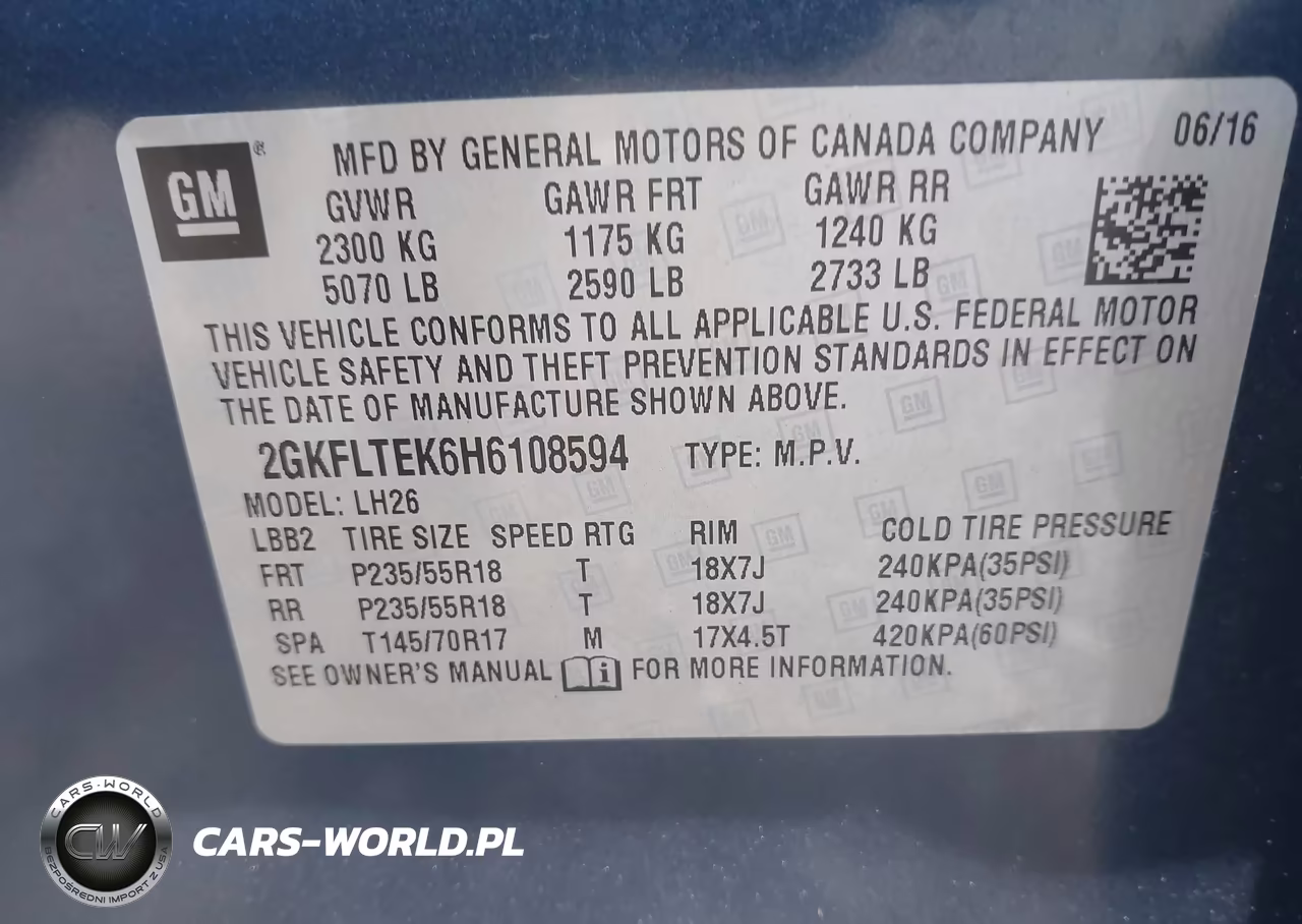 2017 GMC Terrain Sle-2 VIN:2GKFLTEK6H6108594 - 9
