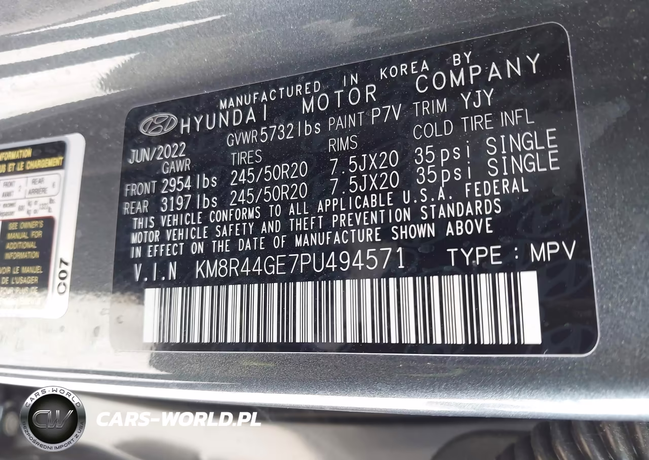 2023 Hyundai Palisade Sel VIN:KM8R44GE7PU494571 - 9