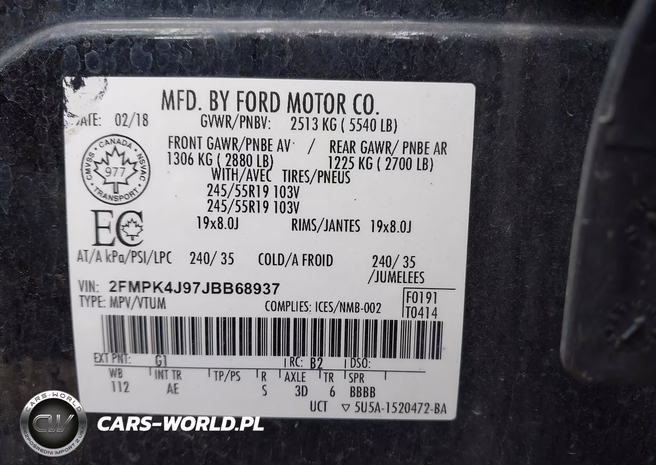 2018 Ford Edge Sel VIN:2FMPK4J97JBB68937 - 9