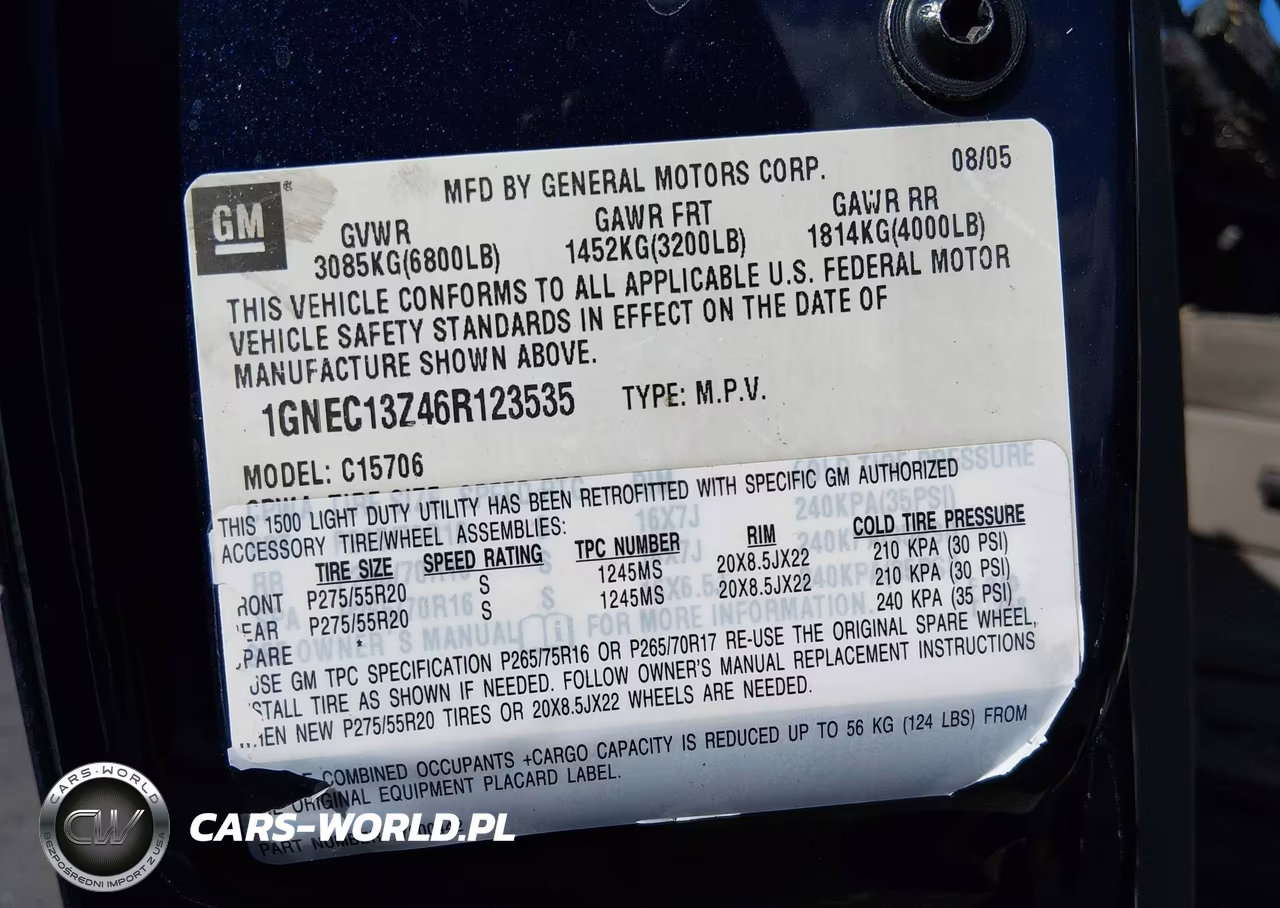 2006 Chevrolet Tahoe Ls VIN:1GNEC13Z46R123535 - 9
