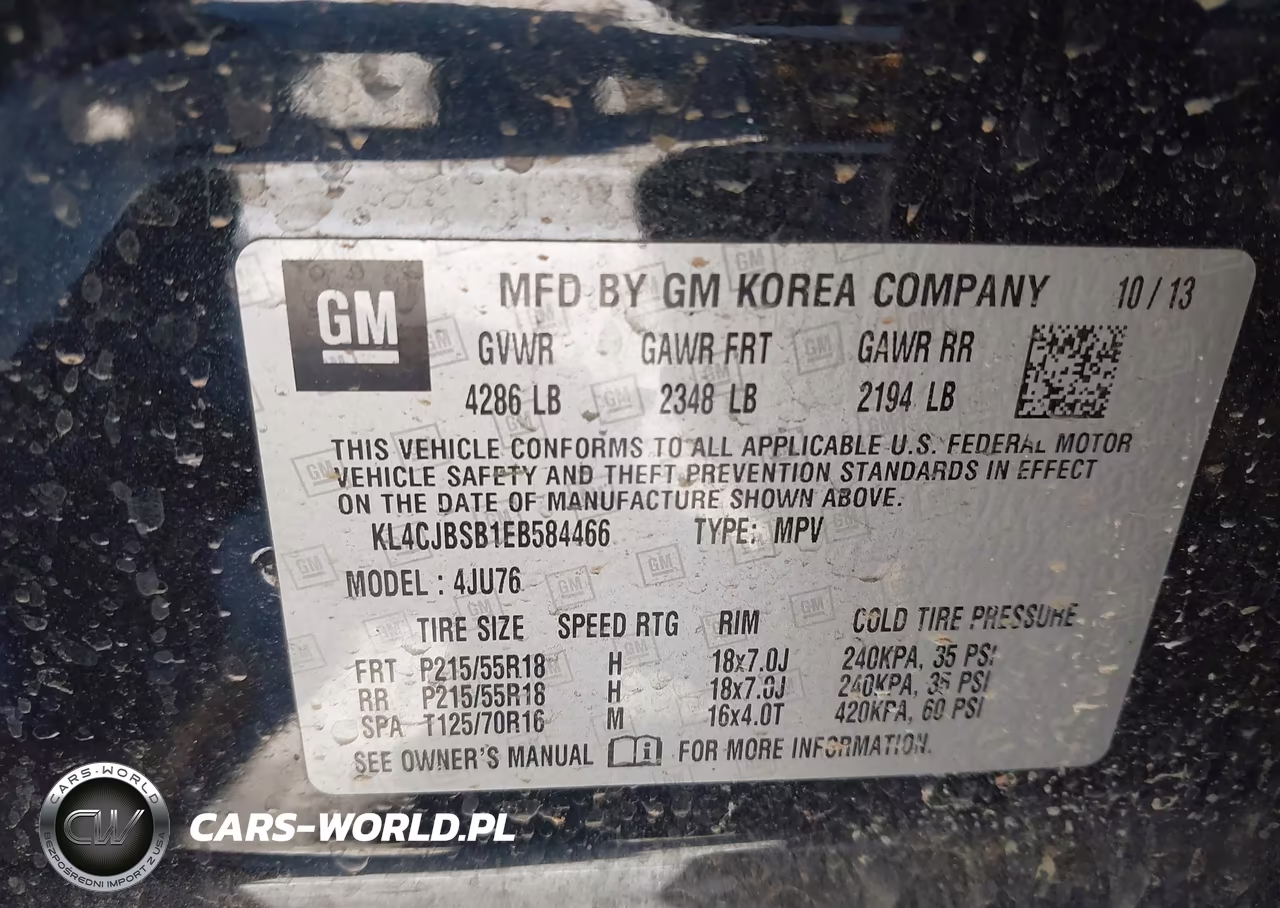 2014 Buick Encore Convenience VIN:KL4CJBSB1EB584466 - 9