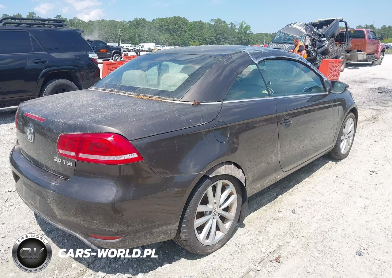 2012 Volkswagen Eos Komfort VIN:WVWBW7AH7CV009855 - 4