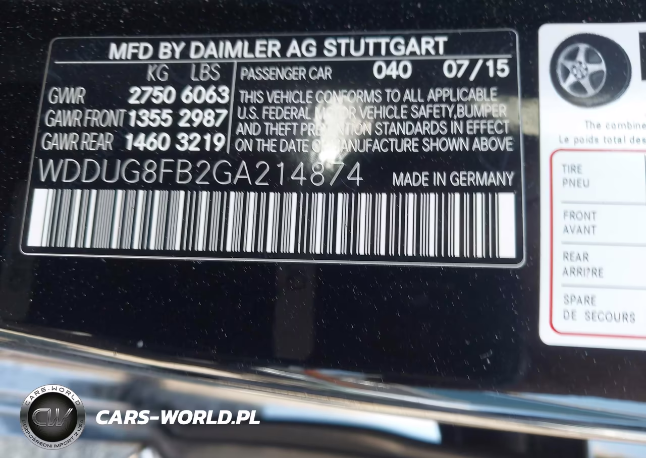 2016 Mercedes-Benz S 550 4Matic VIN:WDDUG8FB2GA214874 - 9