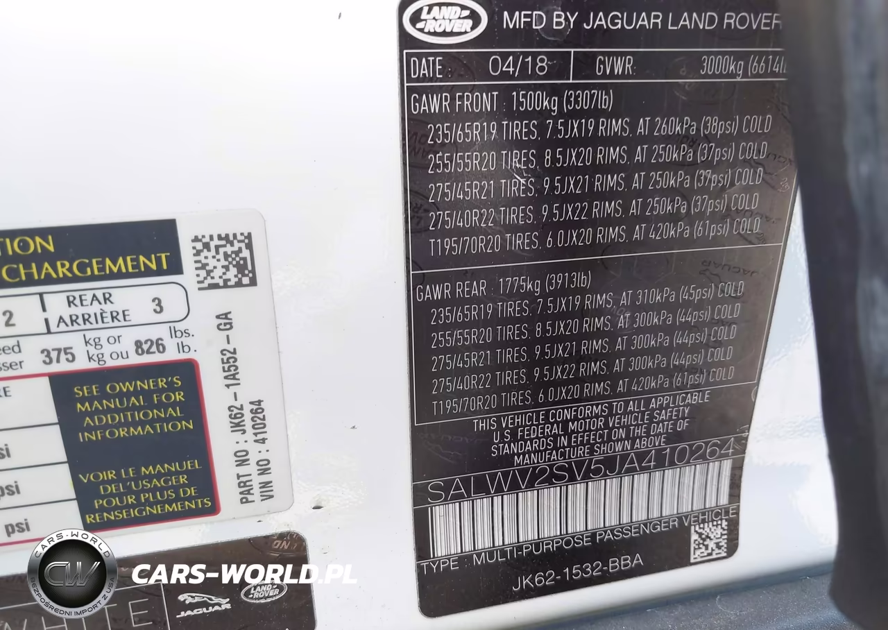 2018 Land Rover Range Rover Sport Hse Dynamic VIN:SALWV2SV5JA410264 - 9