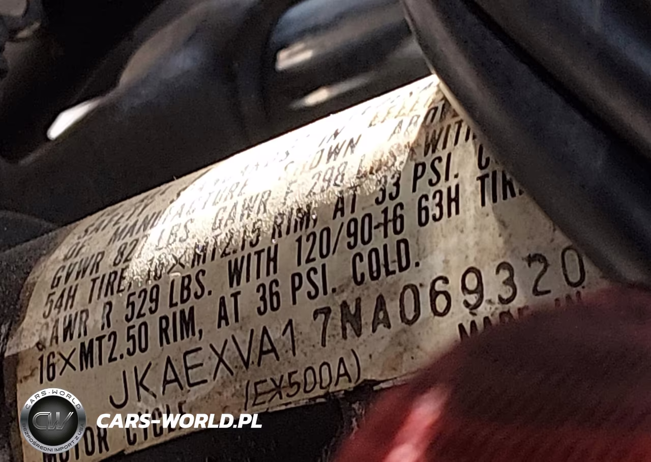 1992 Kawasaki Ex500 VIN:JKAEXVA17NA069320 - 10